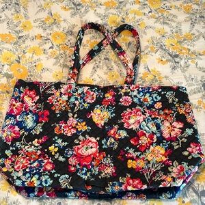 Vera Bradley gray tote   Used once